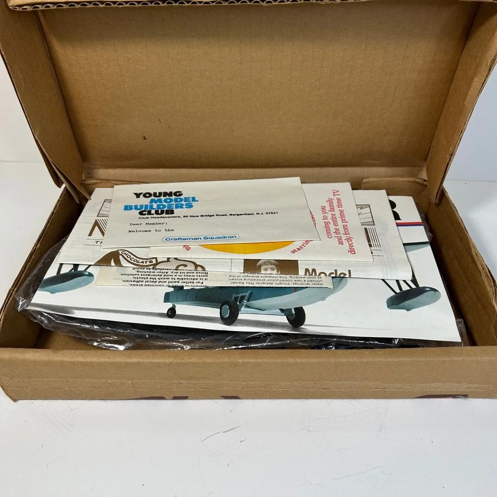 Vintage 1978 Monogram OS2U Kingfisher Model Kit 5304 Sealed Parts YMB‎
